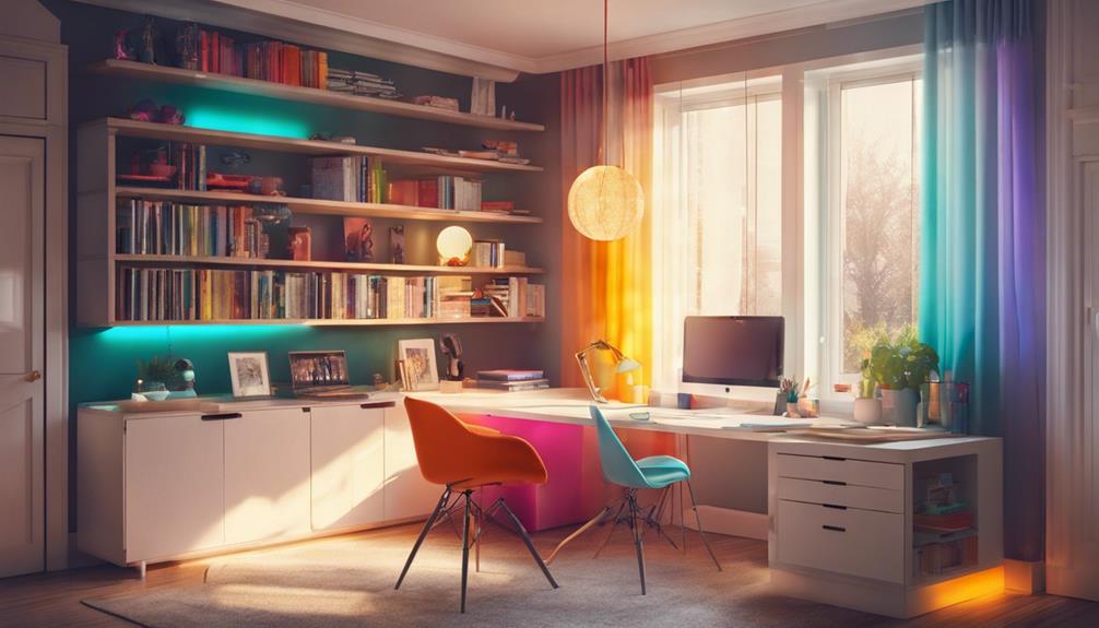 o wietlenie w pokojach m odzie owych